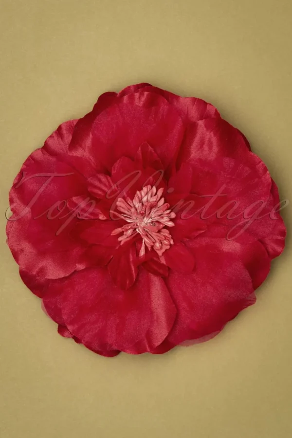 Store Urban Hippies Big Flower Corsage In Rood