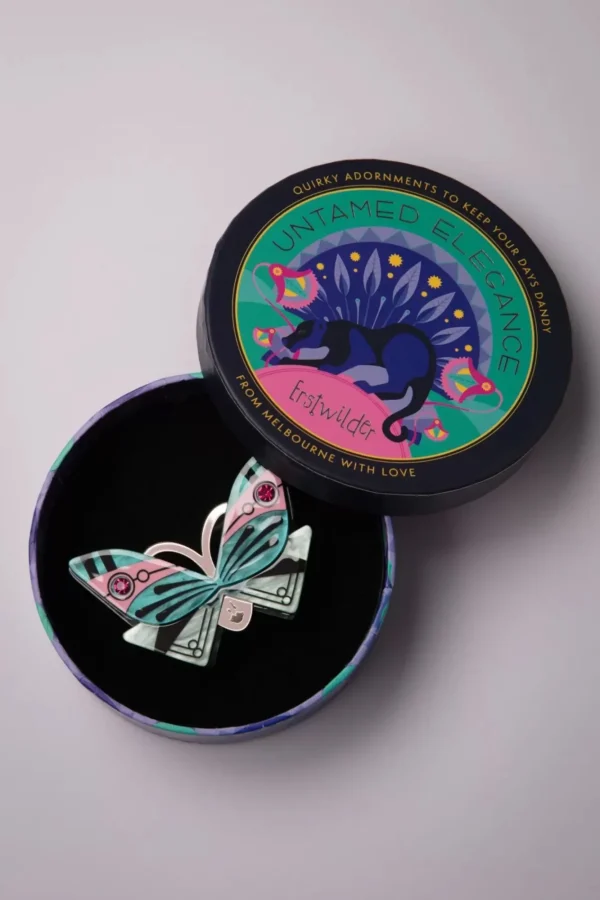 New Erstwilder Butterfly Sonata Broche