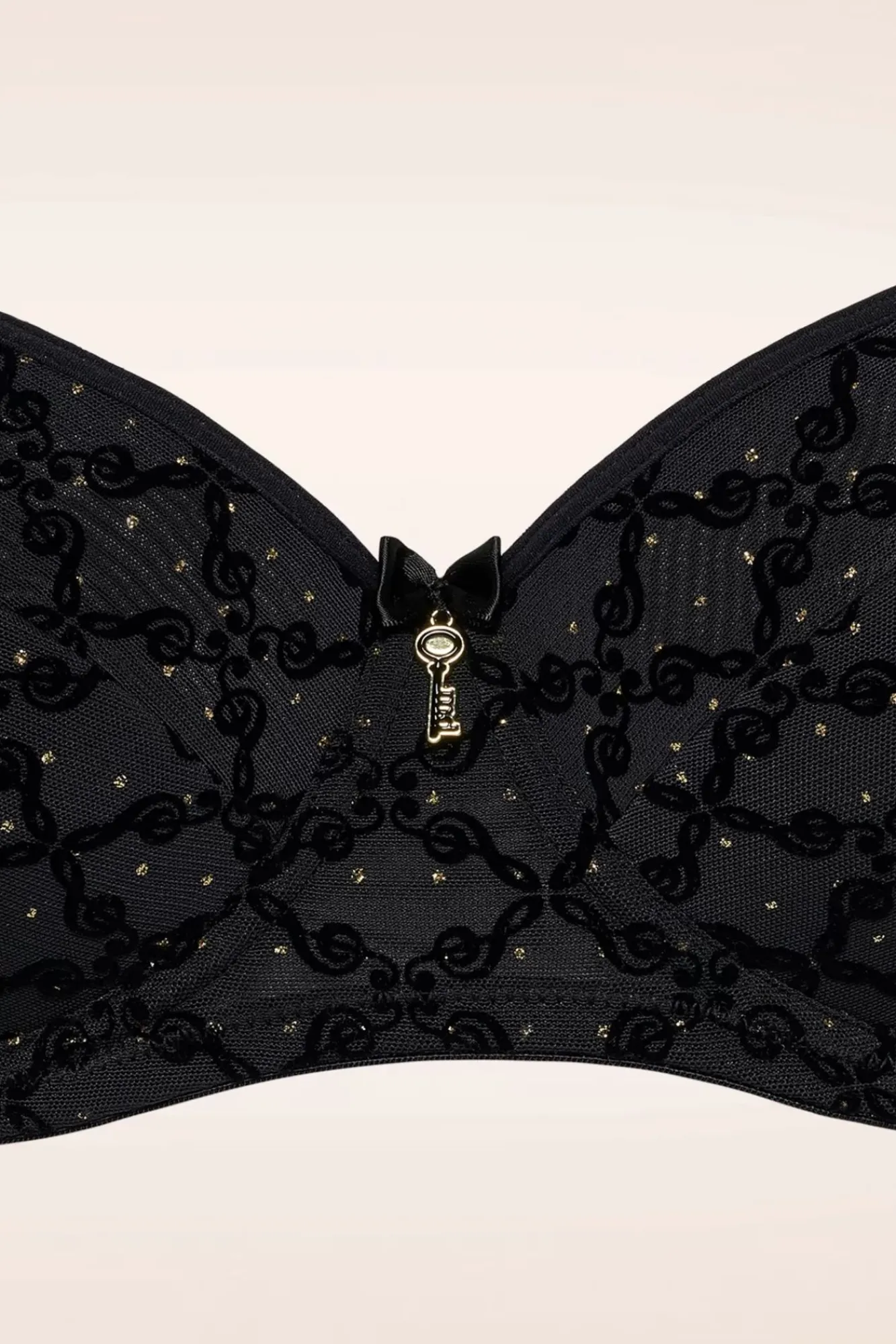 calliope_balconette_bh_in_zwart_en_goud_print_3.webp Outlet Marlies Dekkers Calliope Balconette Bh In Zwart En Goud Print