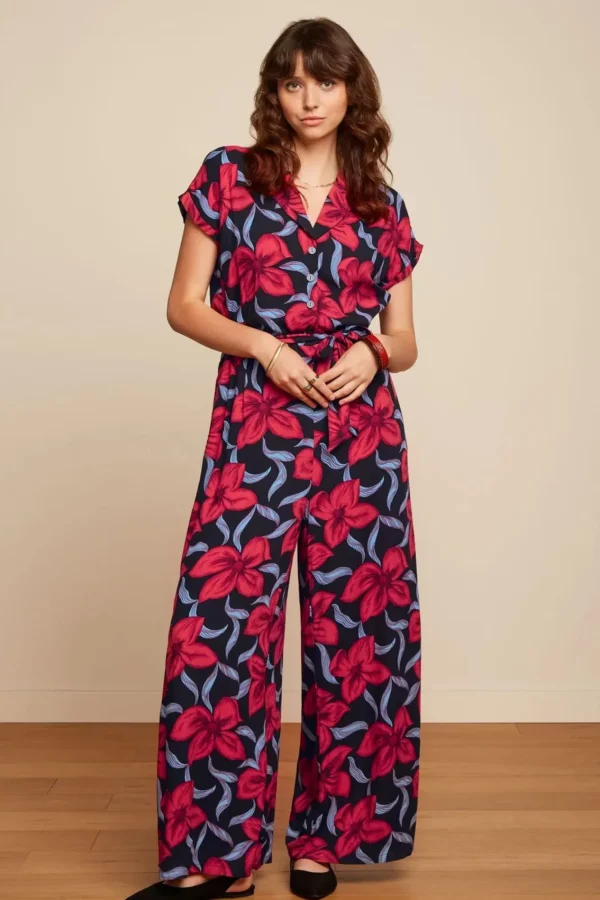 Outlet King Louie Daisy Jumpsuit Deacon In Zwart