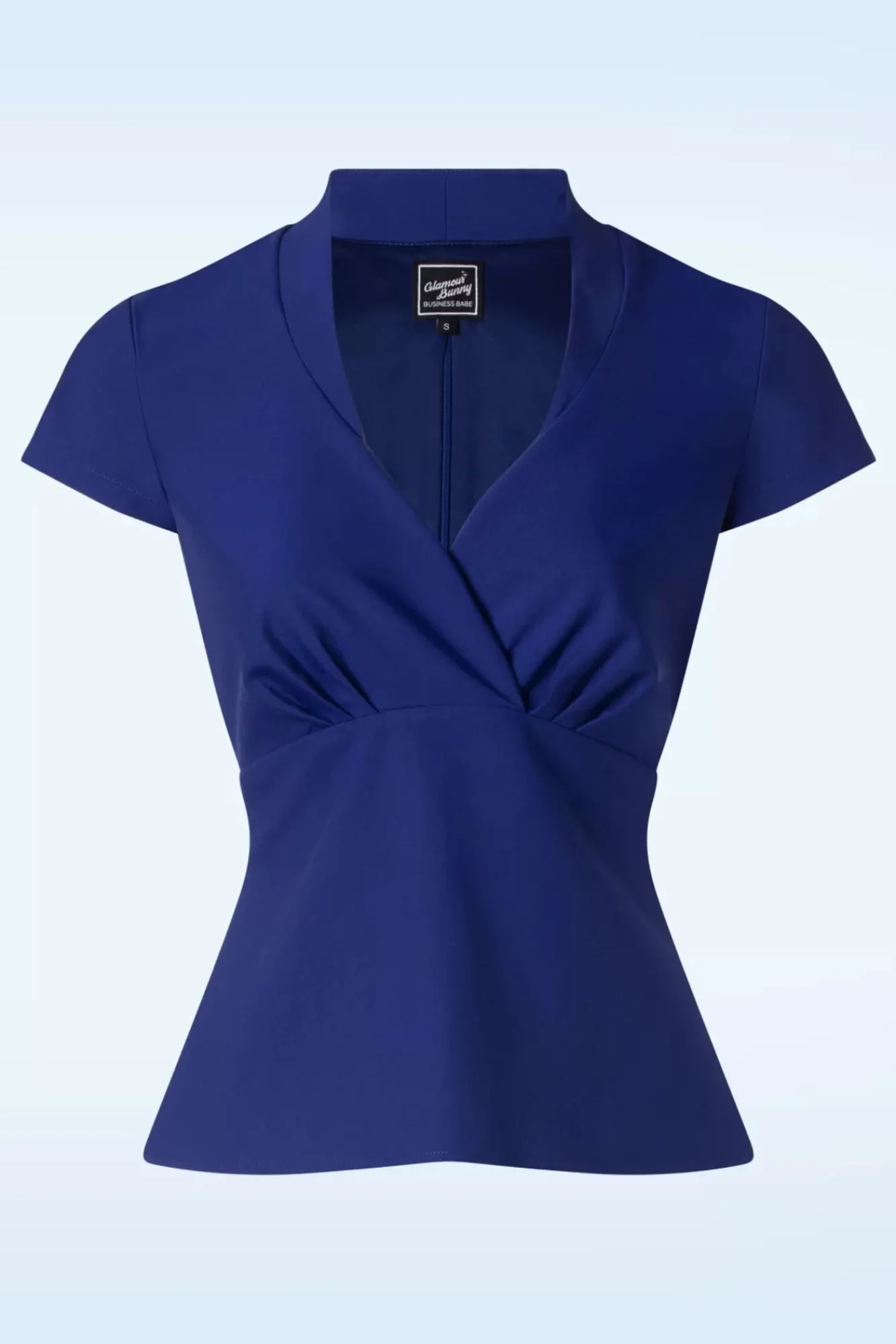 danny_lee_blouse_in_koningsblauw_1.webp Clearance Glamour Bunny Business Babe Danny Lee Blouse In Koningsblauw