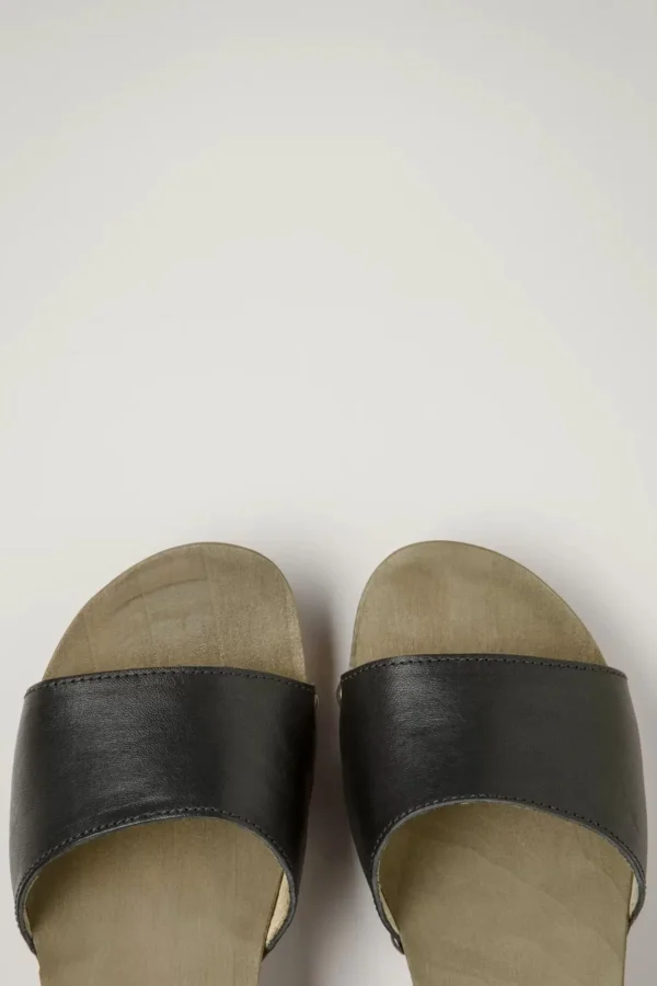 Cheap Gru00fcnbein Erni Slip On Clogs In Zwart
