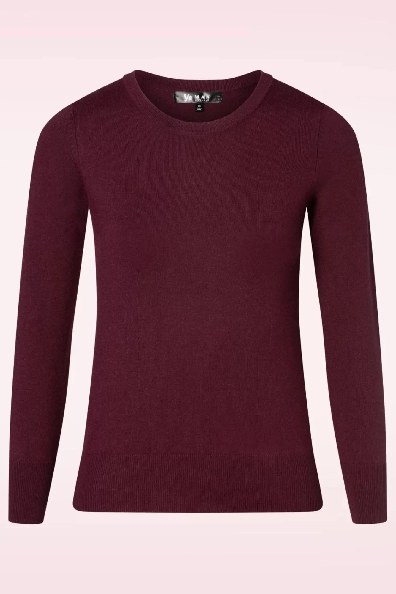 kelly_trui_in_bordeauxrood_0.webp Hot Mak Sweater Kelly Trui In Bordeauxrood