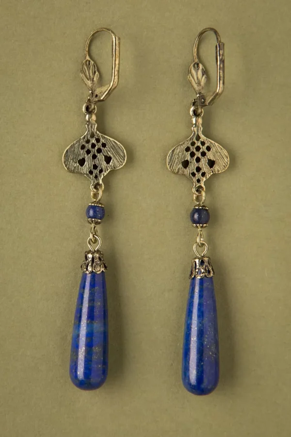 Cheap Lovely Lapis Oorbellen In Blauw