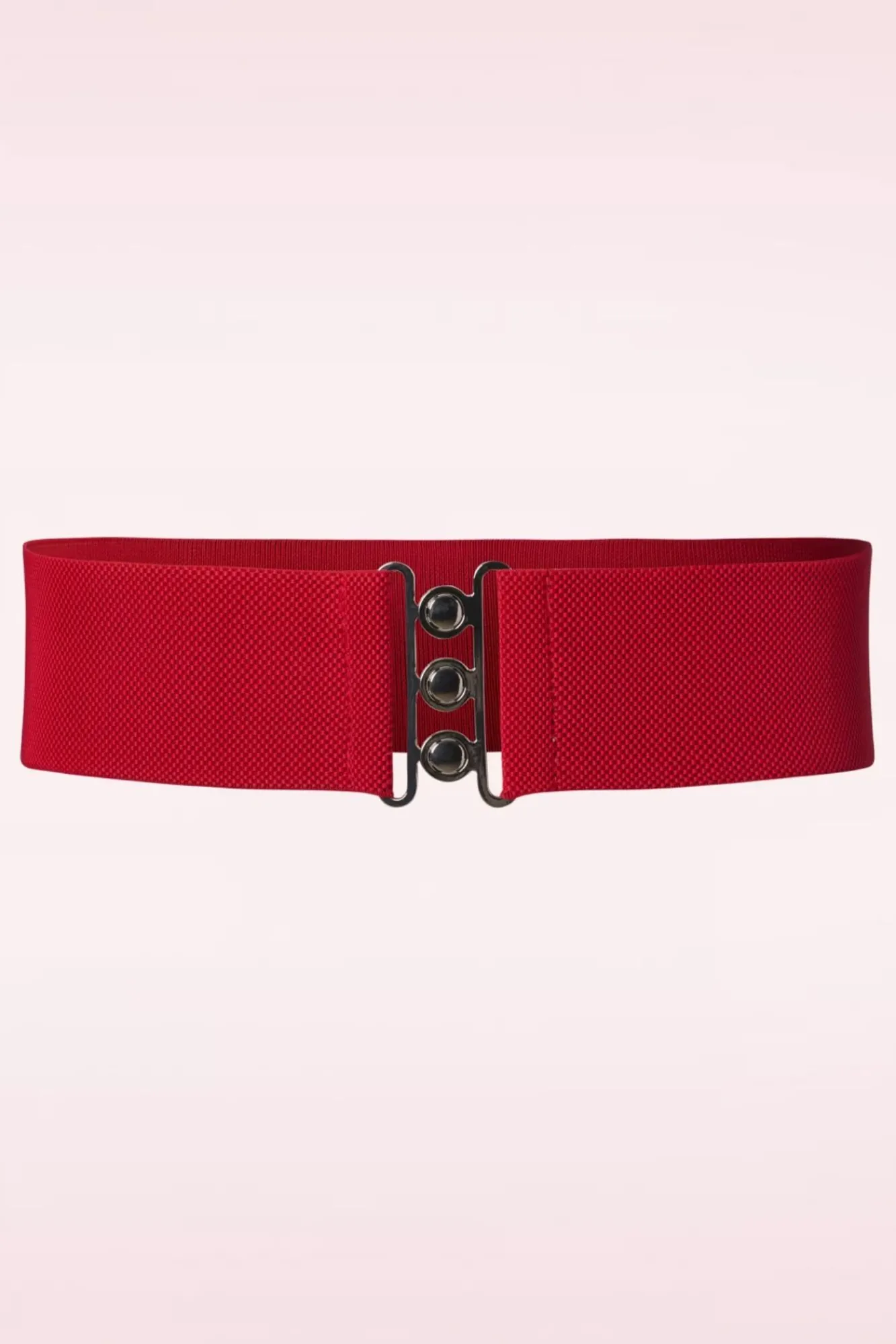 Shop Banned Retro Lauren Vintage Stretchriem In Rood
