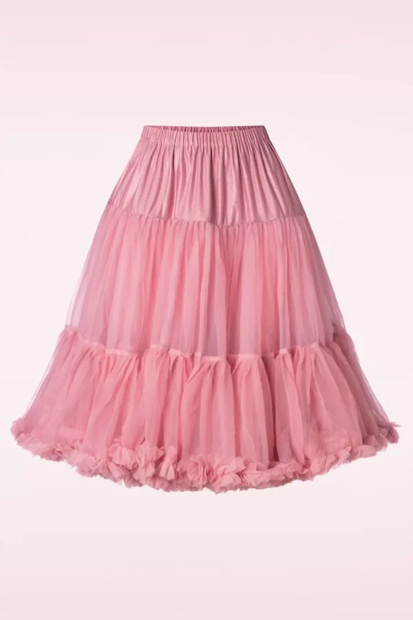 Cheap Banned Retro Lola Lifeforms Petticoat In Vintage Roze