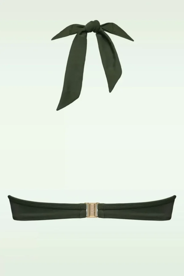 Discount Marlies Dekkers Royal Navy Balconette Bikini Top In Zeewier Groen