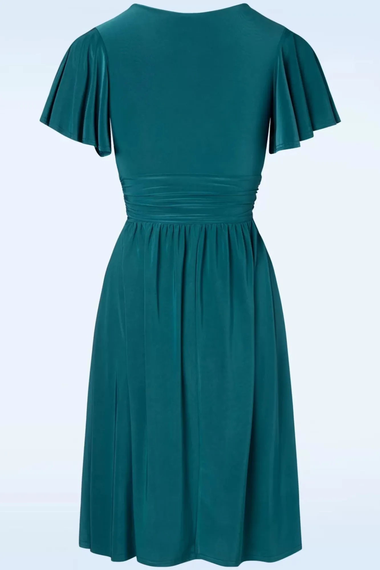 sadie_swing_jurk_in_groenblauw_2.webp Clearance Vintage Chic for Topvintage Sadie Swing Jurk In Groenblauw