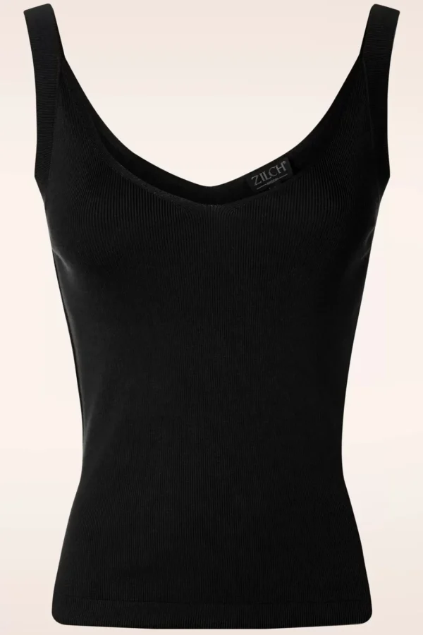 Best Zilch Sadie Top In Zwart