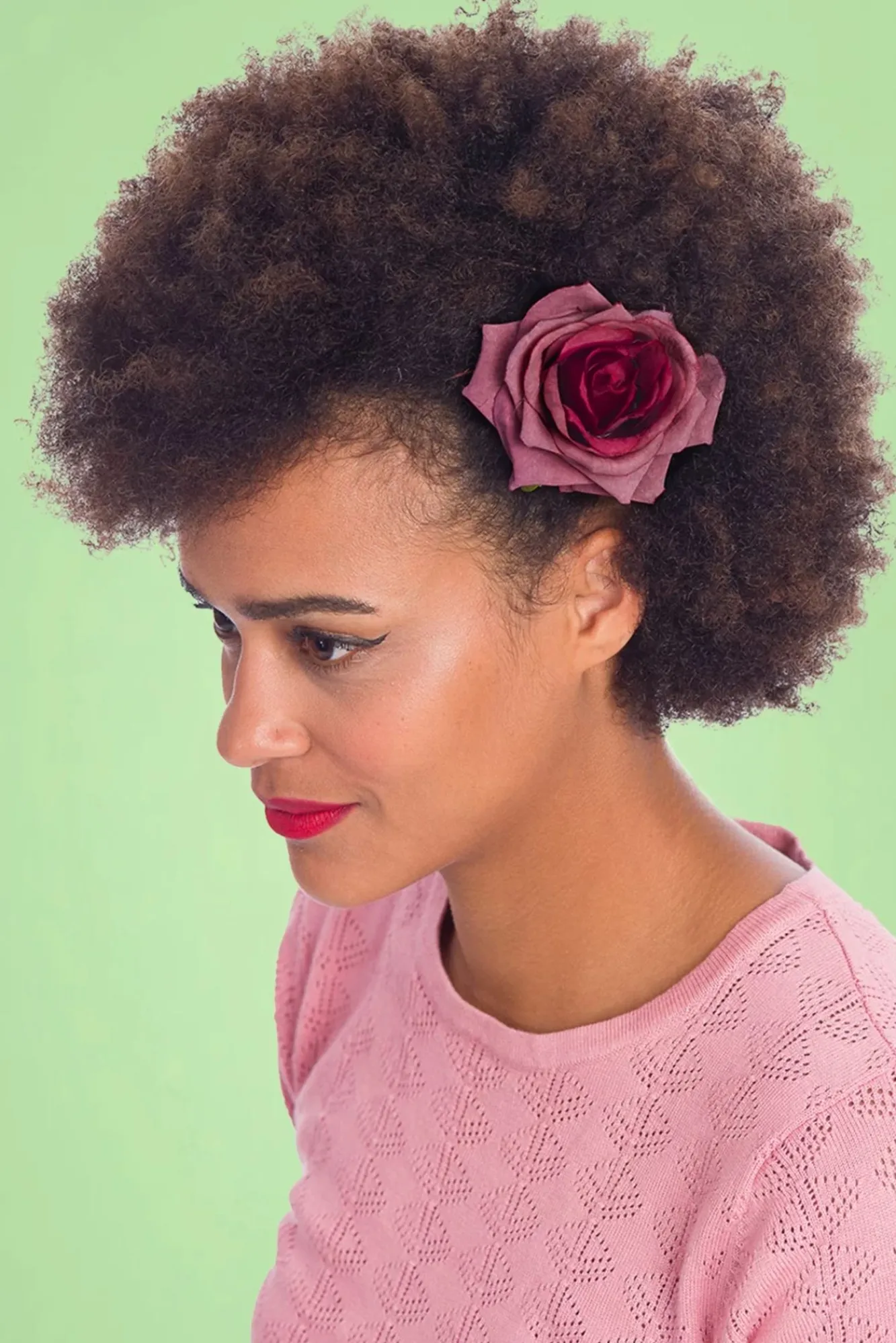scented_love_flower_haarclip_in_bordeauxrood_1.webp Clearance Banned Retro Scented Love Flower Haarclip In Bordeauxrood