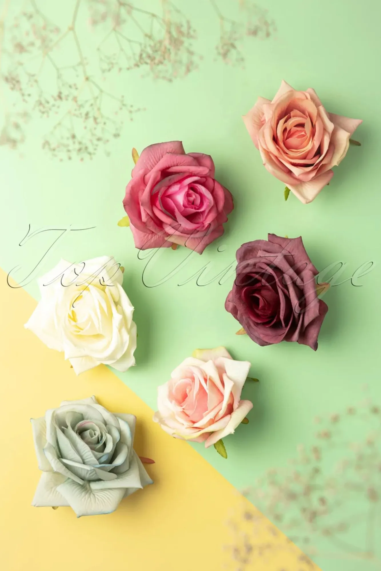 scented_love_flower_haarclip_in_bordeauxrood_3.webp Clearance Banned Retro Scented Love Flower Haarclip In Bordeauxrood