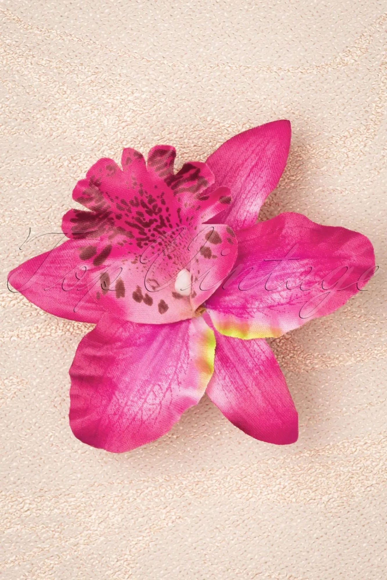 tropical_vibes_haarbloemclip_in_roze_0.webp Discount Topvintage Boutique Collection Tropical Vibes Haarbloemclip In Roze