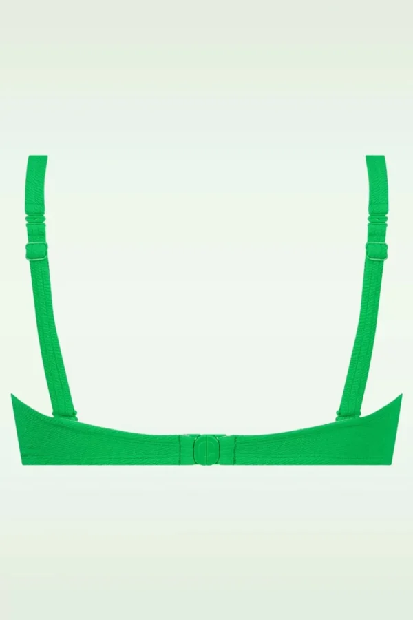 Outlet TC Beach Twisted Bikinitop In Bright Green Relief