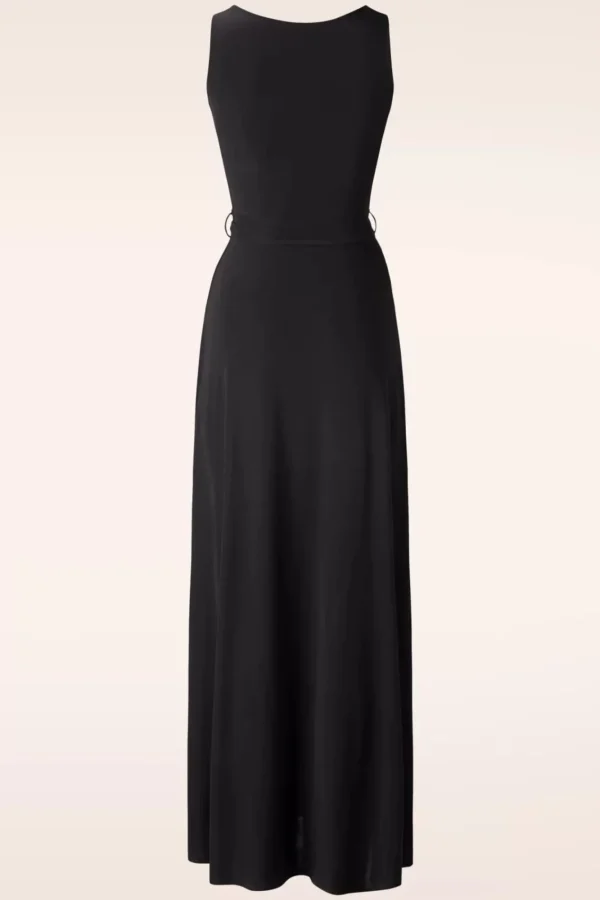 Best Sale Vintage Chic for Topvintage Zoe Maxi Jurk In Zwart